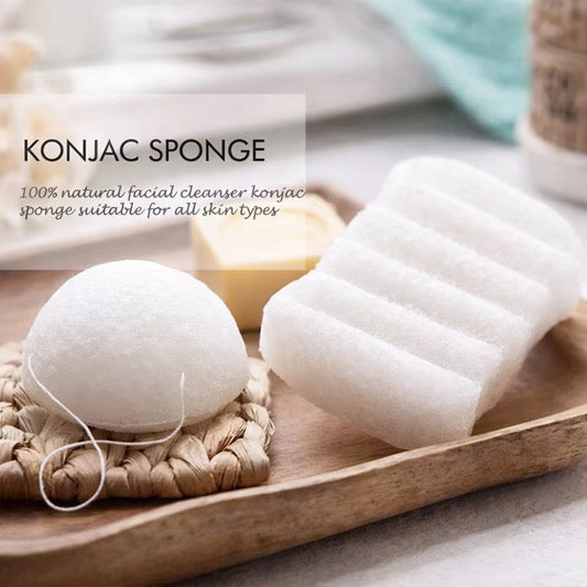 100% Natural Konjac Facial Sponge